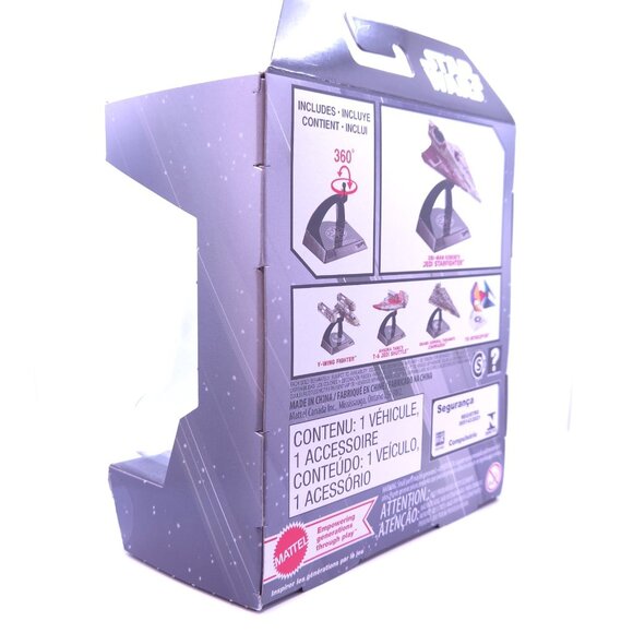 Star Wars Starships Select Obi Wan Kenobi's Jedi Starfighter Hot Wheels New - Picture 6 of 9